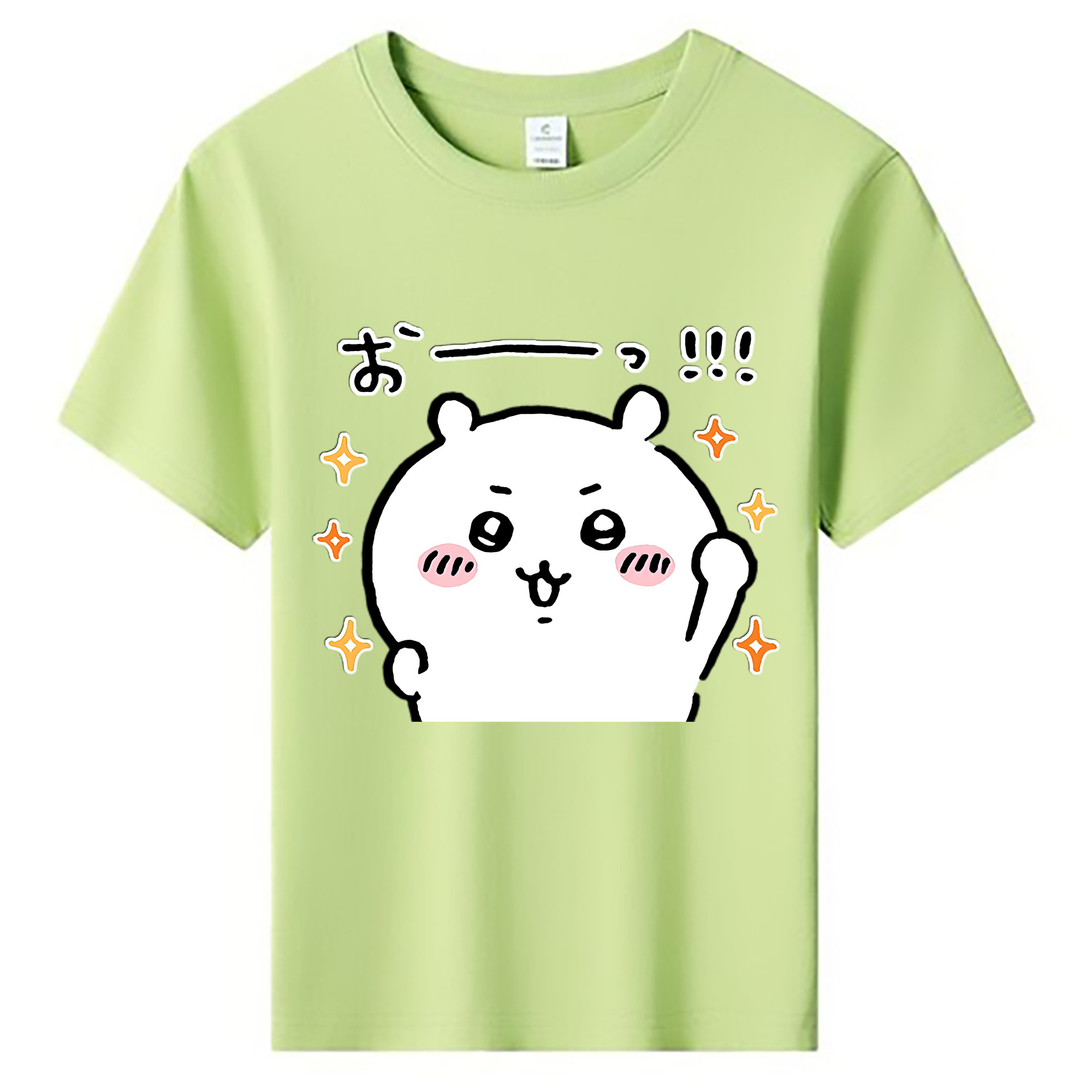 （画像用） ちいかわ ちいかわ Chii-kawa chiikawa 綿100％キッズTシャツ（フロントプリント）
